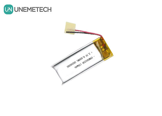 باتری پلیمر لیتیوم قابل شارژ 501230 3.7V 170mAh باتری پلیمر لیتیوم برای گوشواره های بی سیم