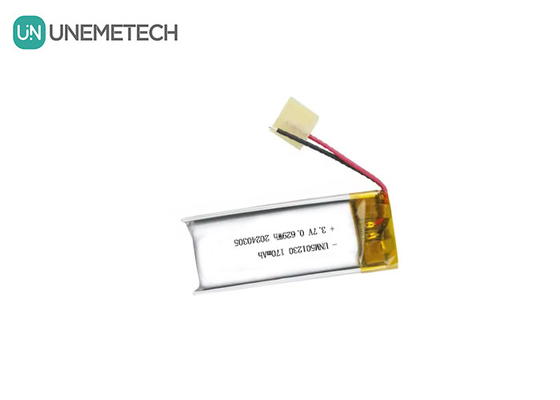 باتری پلیمر لیتیوم قابل شارژ 501230 3.7V 170mAh باتری پلیمر لیتیوم برای گوشواره های بی سیم
