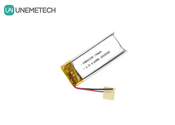 باتری پلیمر لیتیوم قابل شارژ 501230 3.7V 170mAh باتری پلیمر لیتیوم برای گوشواره های بی سیم