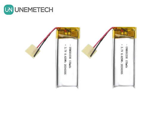 باتری پلیمر لیتیوم قابل شارژ 501230 3.7V 170mAh باتری پلیمر لیتیوم برای گوشواره های بی سیم