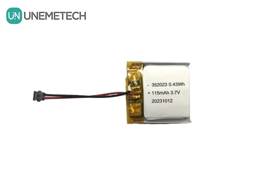 عمده فروشی باتری های لیپو قابل شارژ 352023 3.7V 115mAh باتری پلیمر لیتیوم یون برای ردیاب GPS