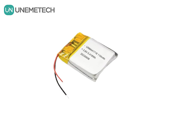 3.8V 441718 باتری لیتیوم یون پلیمر ولتاژ بالا 110mAh برای دستبند پزشکی
