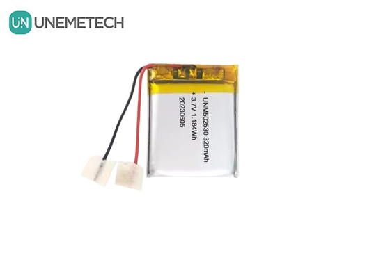 502530 3.7V 320mAh باتری لیتیوم پلیمر قابل شارژ برای محصولات پوشیدنی