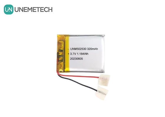 502530 3.7V 320mAh باتری لیتیوم پلیمر قابل شارژ برای محصولات پوشیدنی