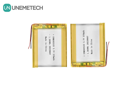 باتری پلیمر لیتیوم یون 502533 3.7V 370mAh باتری پلیمر لیتیوم قابل شارژ برای ساعت تلفن