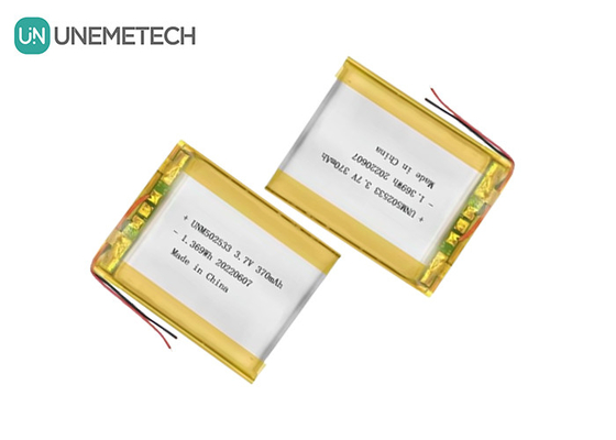 باتری پلیمر لیتیوم یون 502533 3.7V 370mAh باتری پلیمر لیتیوم قابل شارژ برای ساعت تلفن