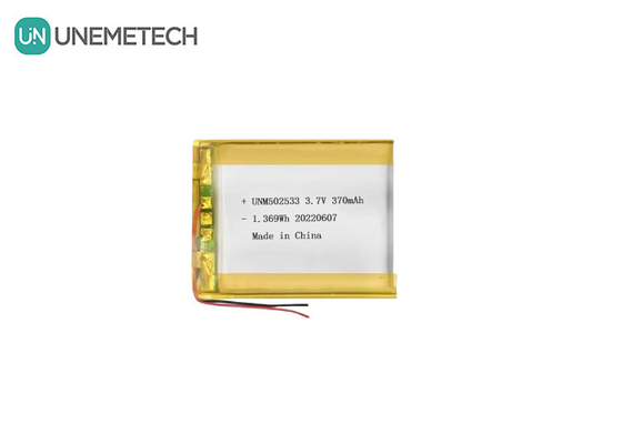 باتری پلیمر لیتیوم یون 502533 3.7V 370mAh باتری پلیمر لیتیوم قابل شارژ برای ساعت تلفن