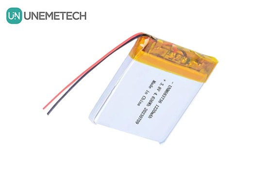 OEM 4.35V باتری های پلیمر لیتیوم ولتاژ بالا 1220mAh 683736 با چرخه عمر طولانی
