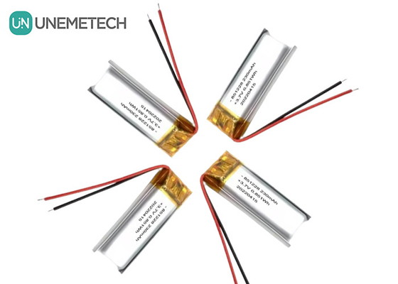 UNEMETECH 230mAh باتری لیپو 3.7V باتری پلیمر لیتیوم 851228 برای قلم کنترل از راه دور