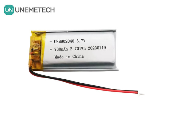 UL1642 گواهینامه ها باتری لیپو قابل شارژ 902040 3.7V 730mAh برای دستگاه تلفن همراه