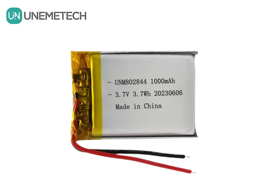 3باتری لیتیوم ایون قابل شارژ 1000mAh 802844 باتری پلیمر لیتیوم برای لوازم خانگی کوچک