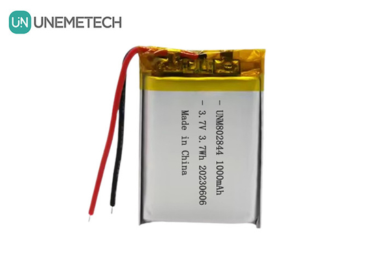 3باتری لیتیوم ایون قابل شارژ 1000mAh 802844 باتری پلیمر لیتیوم برای لوازم خانگی کوچک