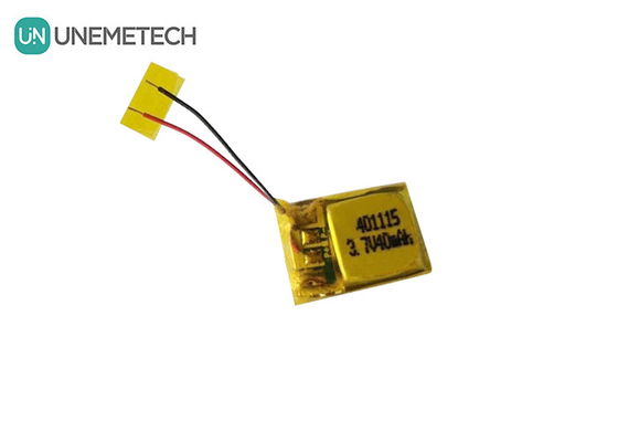 UNEMETECH 401115 باتری لیتیوم پلیمر قابل شارژ / 3.7V 40mAh باتری هدفون