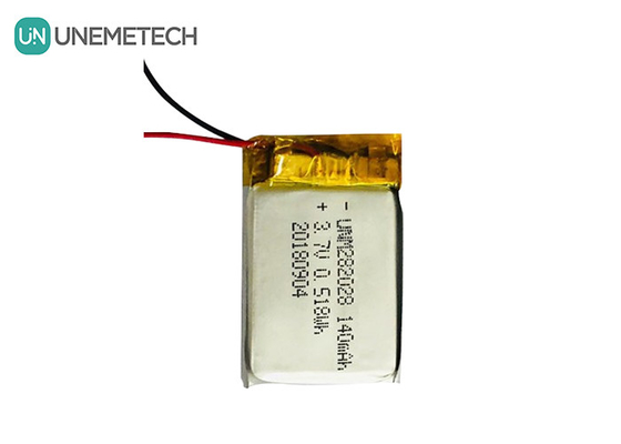 باتری لیپو با تخلیه خود کم 282028 / 3.7V باتری پلیمر لیتیوم 140mAh برای دستگاه های پوشیدنی