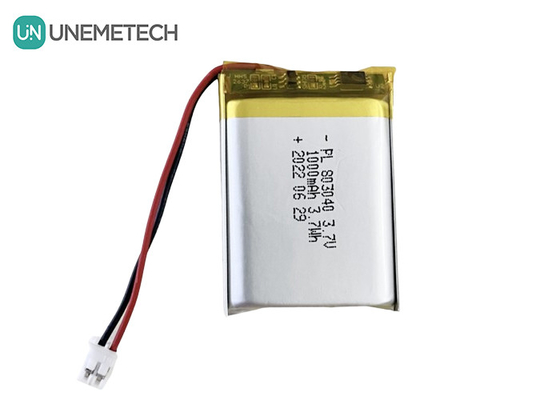 3باتری پلیمر لیتیوم 7 ولت 803040 1000mAh باتری پلی لیتیوم برای ابزار آرایشی