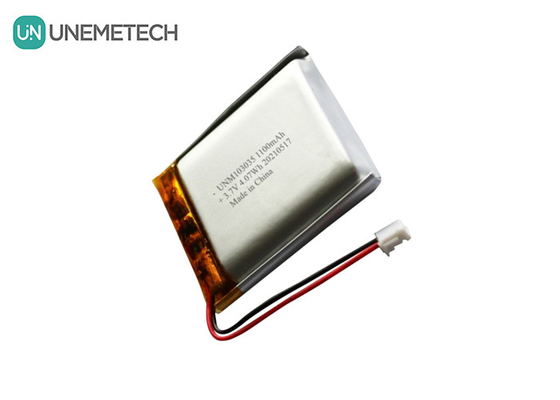 1100mAh 3.7V باتری LiPO شارژ پذیر سفارشی 103035 بسته باتری Li Po برای ضبط MP3