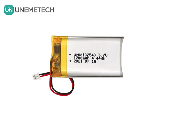 باتری پلیمر لیتیوم سفارشی 102540 3.7V 1200mAh باتری لیپو برای تجهیزات زیبایی