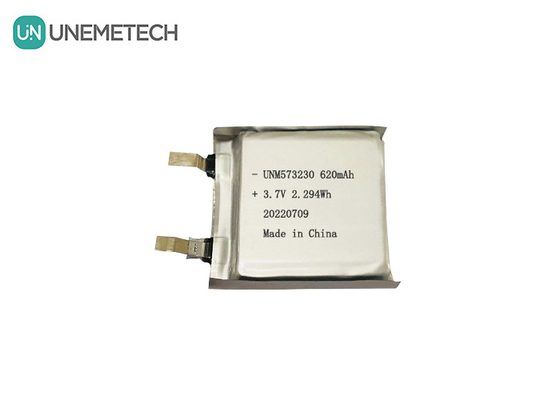 1C تخلیه فعلی لیتیوم پلیمر پکیج برق 573230 620mAh 3.7V بسته باتری سفارشی LiPo