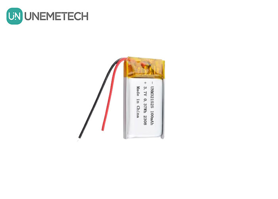 3.7V 80mAh 321525 شارژ مجدد باتری لیتیوم یون پلیمر 1C برای محصولات الکترونیکی