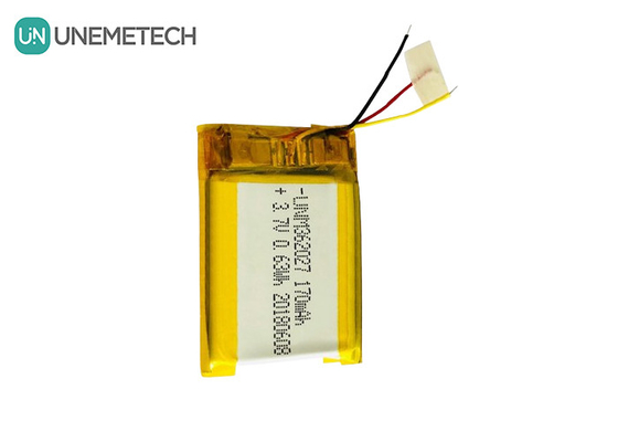نقره 3.7V 170mAh باتری های لی-پلیر سفارشی 362027 برای دستگاه پزشکی چاپگر قابل حمل