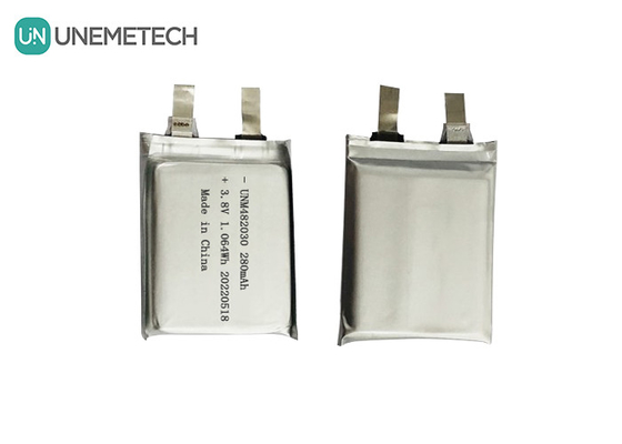 3.8V 280mAh باتری لیپو 482030 4.35V باتری پلیمر لیتیوم یون ولتاژ بالا CE تایید شده