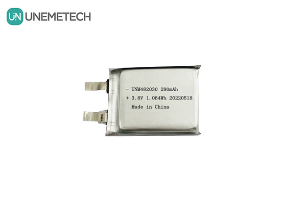 3.8V 280mAh باتری لیپو 482030 4.35V باتری پلیمر لیتیوم یون ولتاژ بالا CE تایید شده