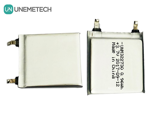 باتری های لیتیوم پلیمر قابل شارژ / 3.7V 260mAh 322730 Li-Po