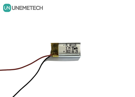 3.7V 55mAh باتری لیتیوم پلیمری کوچک 401120 Li Poly باتری برای چراغ LED هوشمند کوچک