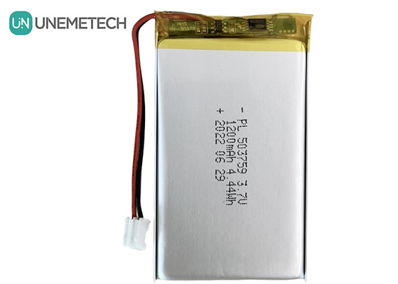 باتری پلیمر لی قابل شارژ 3.7V 1200mAh 503759 باتری پلی لیتیوم برای پخش کننده مشاوره