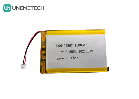 424567 باتری لیپو قابل شارژ 3.7V 1500mah باتری لیپو برای خواننده کارت هوشمند خودکار