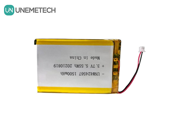 424567 باتری لیپو قابل شارژ 3.7V 1500mah باتری لیپو برای خواننده کارت هوشمند خودکار