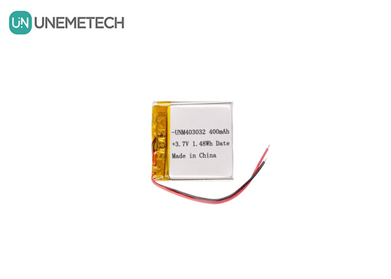 403032 4.2V باتری پولیمر لیتیوم یون سفارشی 3.7 V 400mAh باتری پولیمر لیتیوم یون برای محصولات الکترونیکی
