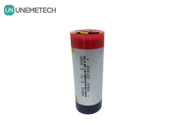 باتری لیپو 3A استوانه ای 3.7V 1600mAh 18500 باتری پلیمر لیتیوم برای الکترونیک مصرفی