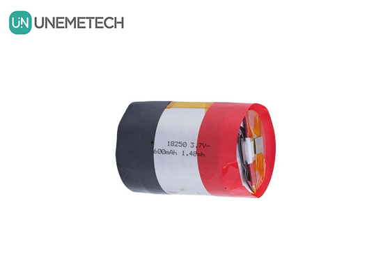 18250 630mAh 3.7V باتری پلیمر لیتیوم یون قابل شارژ با 5A Plus تخلیه فعلی
