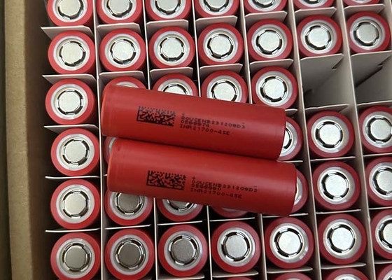 3C 4500mAh 21700 باتری لیتیوم یون استیل INR21700-45E برای اتومبیل الکتریکی