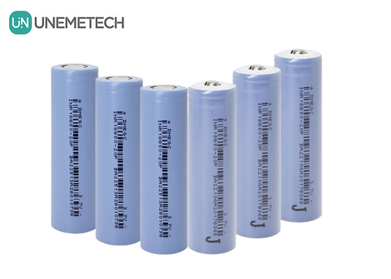30A تخلیه مستمر 18650 باتری 2000mAh 3.7V سلول یون لیتیوم استوانه ای INR18650-20P