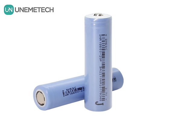 30A تخلیه مستمر 18650 باتری 2000mAh 3.7V سلول یون لیتیوم استوانه ای INR18650-20P