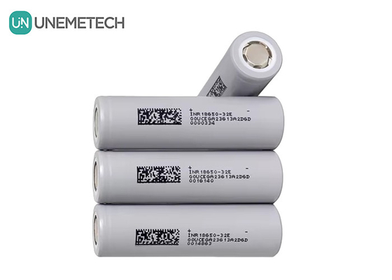 INR18650-32E 3200mAh 18650 باتری 10A 1000 چرخه 3.7V باتری یون لیتیوم استوانه ای 18650
