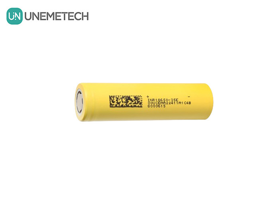 INR18650-35E 3500mAh 18650 باتری 10A 3.7V سلول یون لیتیوم استوانه ای برای سیستم ذخیره انرژی