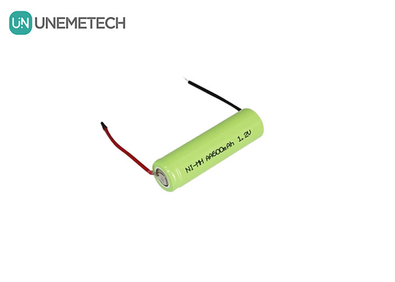 طول عمر چرخه NiMH AA 1.2V 600mAh باتری شارژ پذیر AA600 برای اسباب بازی