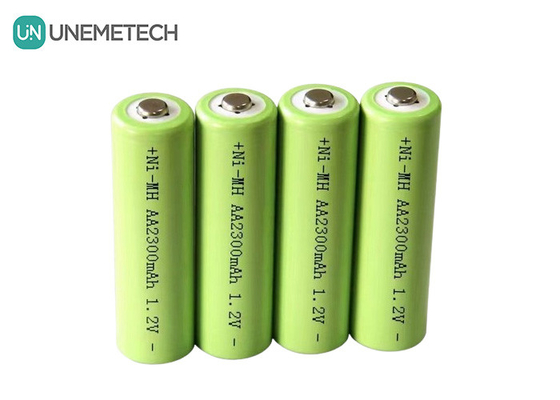 OEM ODM باتری های NiMH 1.2V AA 2300mAh باتری شارژ پذیر AA2300 برای میکروفون بی سیم