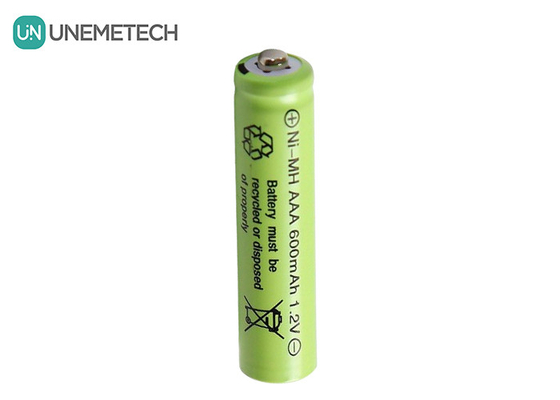 AAA 1.2V 600mAh باتری های NiMH قابل شارژ AAA600 برای اسباب بازی های الکترونیکی