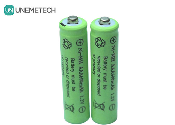 AAA 1.2V 600mAh باتری های NiMH قابل شارژ AAA600 برای اسباب بازی های الکترونیکی