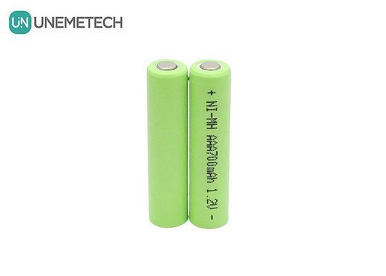 UNEMETECH AAA باتری Ni-MH قابل شارژ 1.2V 700mAh AAA700 برای ماشین تراش برقی