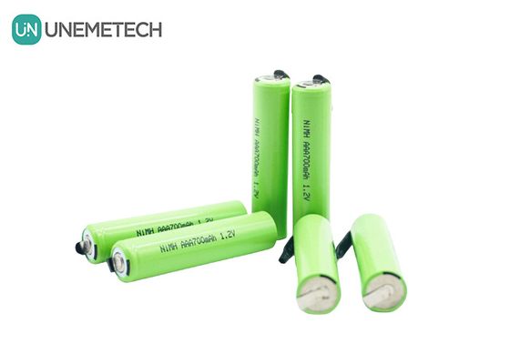 UNEMETECH AAA باتری Ni-MH قابل شارژ 1.2V 700mAh AAA700 برای ماشین تراش برقی