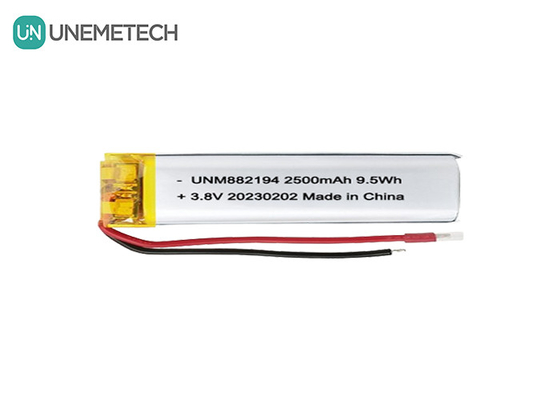 سفارشی 882194 باتری لیپو ولتاژ بالا 4.35V 2500mAh 1 سال گارانتی