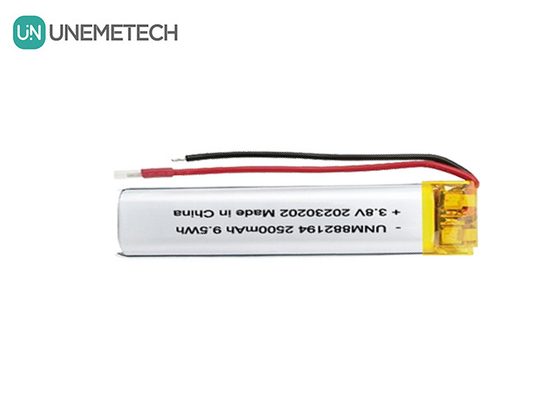 سفارشی 882194 باتری لیپو ولتاژ بالا 4.35V 2500mAh 1 سال گارانتی