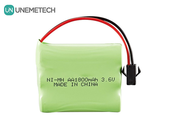 3باتری های.6V NiMH 1800mAh باتری های AA قابل شارژ برای کنترل از راه دور ماشین اسباب بازی