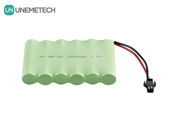 7باتری های.2V NiMH 1800mAh باتری های نیکل متال هیدرید برای کنترل از راه دور خودرو