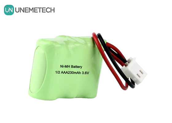 1/2AAA NiMH باتری های شارژ پذیر 3.6V 230mAh باتری های شارژ پذیر ستون